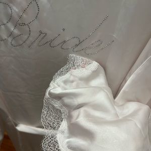 VS bride silk robe
